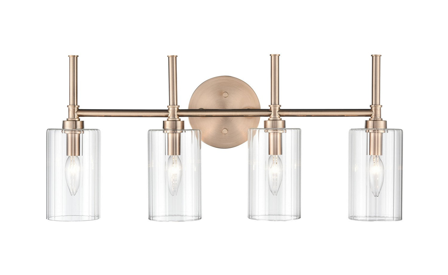 Millennium - 9924-MG - Four Light Vanity - Chastine - Modern Gold