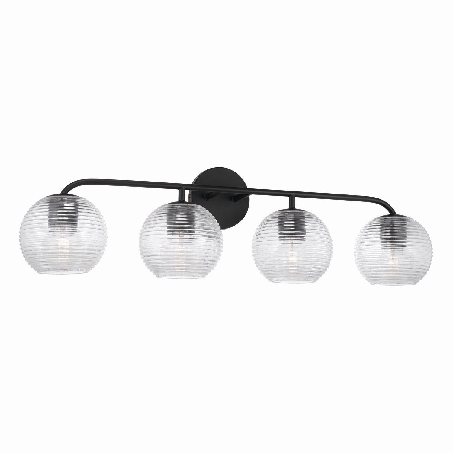 Capital Lighting - 149941MB-544 - Four Light Vanity - Dolan - Matte Black