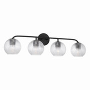 Capital Lighting - 149941MB-544 - Four Light Vanity - Dolan - Matte Black