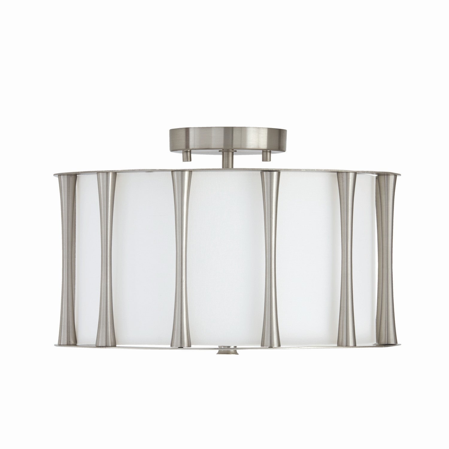 Capital Lighting - 244631BN - Three Light Dual Mount Semi Flush/Pendant - Bodie - Brushed Nickel
