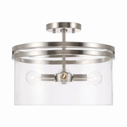 Capital Lighting - 248741BN - Four Light Semi-Flush Mount - Fuller - Brushed Nickel