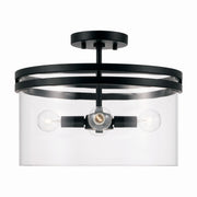 Capital Lighting - 248741MB - Four Light Dual Mount Semi Flush/Pendant - Fuller - Matte Black