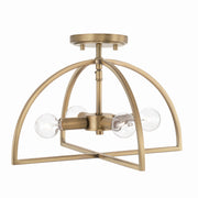 Capital Lighting - 248841AD - Four Light Semi-Flush Mount - Lawson - Aged Brass