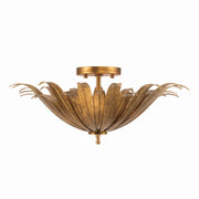 Capital Lighting - 249531AG - Three Light Dual Mount Semi Flush/Pendant - Eden - Antique Gold