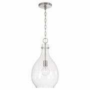 Capital Lighting - 349011BN - One Light Pendant - Brentwood - Brushed Nickel