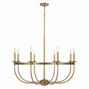 Capital Lighting - 425181AD - Eight Light Chandelier - Rylann - Aged Brass