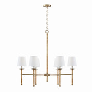 Capital Lighting - 447261MA-705 - Six Light Chandelier - Tulum - Matte Brass