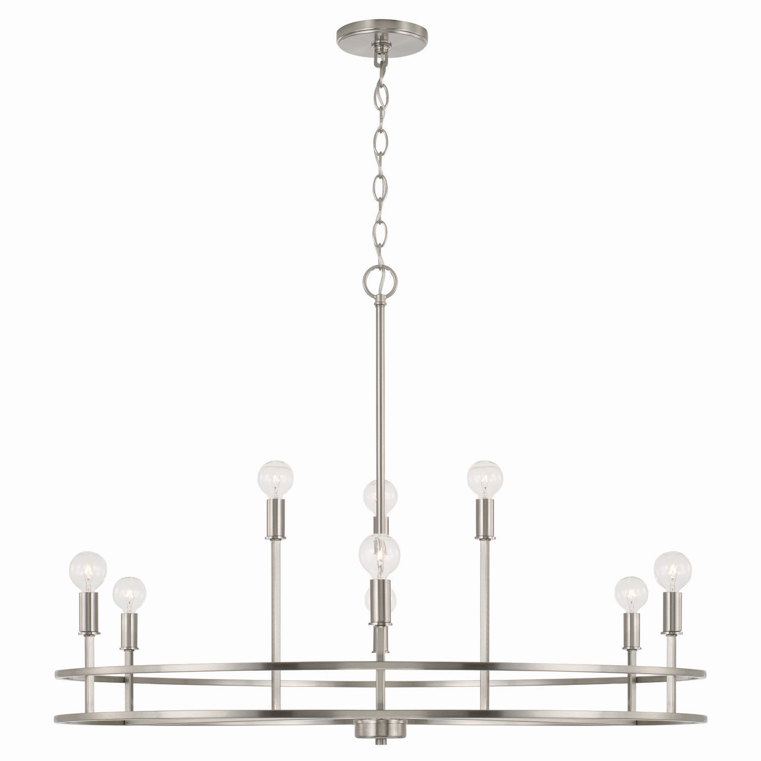 Capital Lighting - 448791BN - Nine Light Chandelier - Fuller - Brushed Nickel