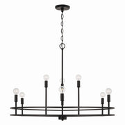 Capital Lighting - 448791MB - Nine Light Chandelier - Fuller - Matte Black