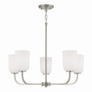 Capital Lighting - 448851BN-542 - Five Light Chandelier - Lawson - Brushed Nickel