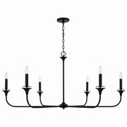 Capital Lighting - 448961MB - Six Light Chandelier - Presley - Matte Black