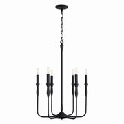 Capital Lighting - 450361XK - Six Light Chandelier - Paloma - Textured Black