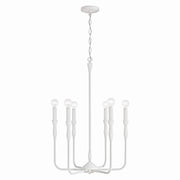 Capital Lighting - 450361XW - Six Light Chandelier - Paloma - Textured White