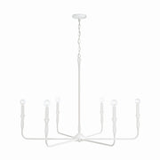 Capital Lighting - 450362XW - Six Light Chandelier - Paloma - Textured White