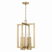 Capital Lighting - 549641AD - Four Light Foyer Pendant - Blake - Aged Brass