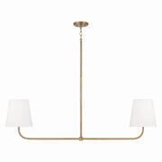 Capital Lighting - 849421AD - Two Light Island Pendant - Brody - Aged Brass