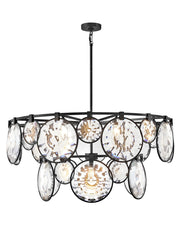 Fredrick Ramond - FR31268BLK - LED Chandelier - Nala - Black