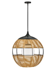 Hinkley - 19675BK-NAT - LED Chandelier - Maddox - Black
