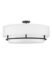 Hinkley - 38895BK - LED Convertible Semi-Flush Mount - Graham - Black