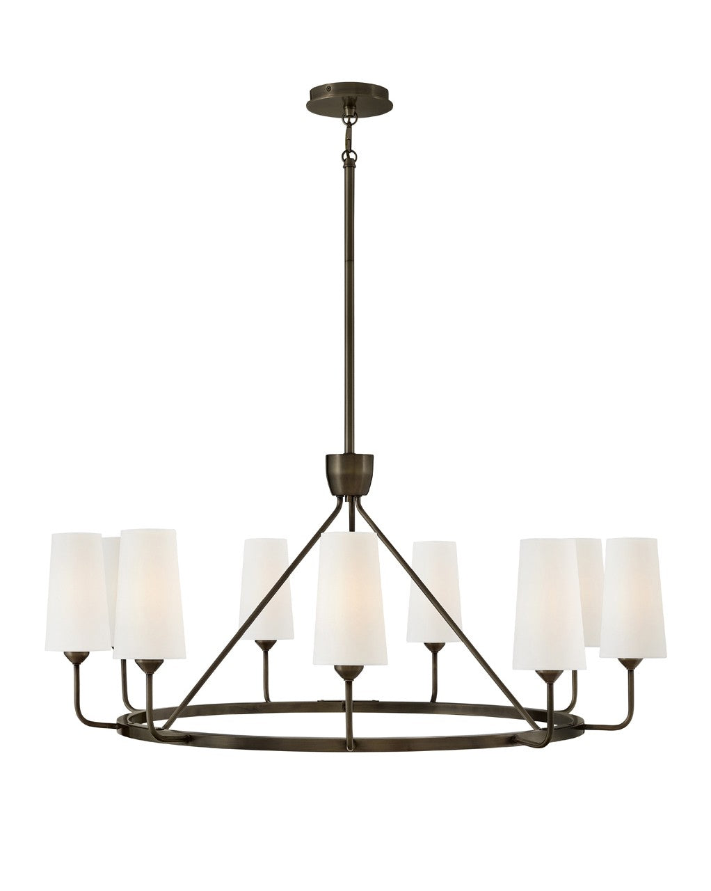Hinkley - 45009BX - LED Chandelier - Lewis - Black Oxide
