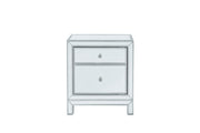 Elegant Lighting - MF72016 - Nightstand - REFLEXION - Antique Silver