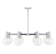 Savoy House - 1-3074-8-11 - Eight Light Chandelier - Wright - Chrome