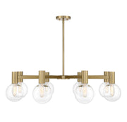 Savoy House - 1-3074-8-322 - Eight Light Chandelier - Wright - Warm Brass
