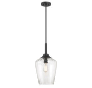 Savoy House - 7-3390-1-89 - One Light Pendant - Carlton - Matte Black