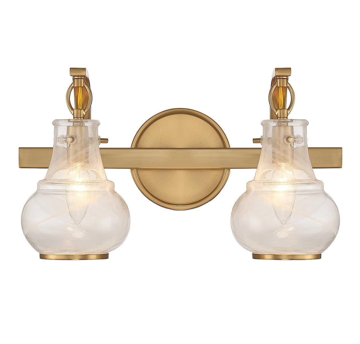 Savoy House - 8-4417-2-322 - Two Light Bathroom Vanity - Adams - Warm Brass