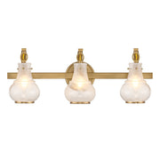 Savoy House - 8-4417-3-322 - Three Light Bathroom Vanity - Adams - Warm Brass