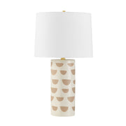 Mitzi - HL714201A-AGB/CWO - One Light Table Lamp - Minnie - Aged Brass