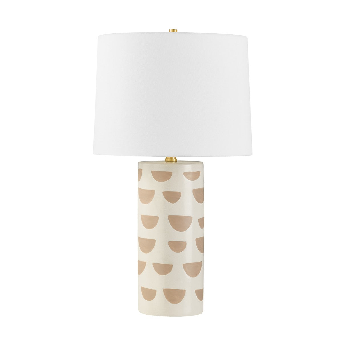 Mitzi - HL714201A-AGB/CWO - One Light Table Lamp - Minnie - Aged Brass