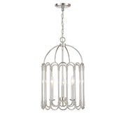Meridian - M30011PN - Three Light Pendant - Polished Nickel