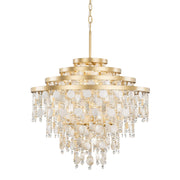Varaluz - 377C10FG - Ten Light Chandelier - Kalani - French Gold