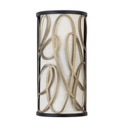 Varaluz - 381W02MBAR - Two Light Wall Sconce - Scribble - Matte Black/Artifact