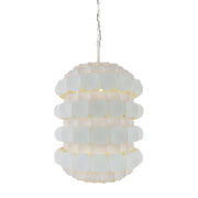 Varaluz - 382F06MW - Six Light Foyer Pendant - Swoon - Matte White