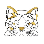 Varaluz - 425WA84 - Wall Art - Geometric Animal Kingdom - Matte Black/Antique Gold Leaf