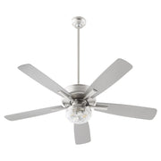 Quorum - 14525-65 - 52"Patio Fan - Ovation - Satin Nickel
