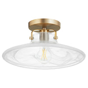 Quorum - 2820-13-80 - One Light Dual Mount - Marbled Dual Mounts - Aged Brass