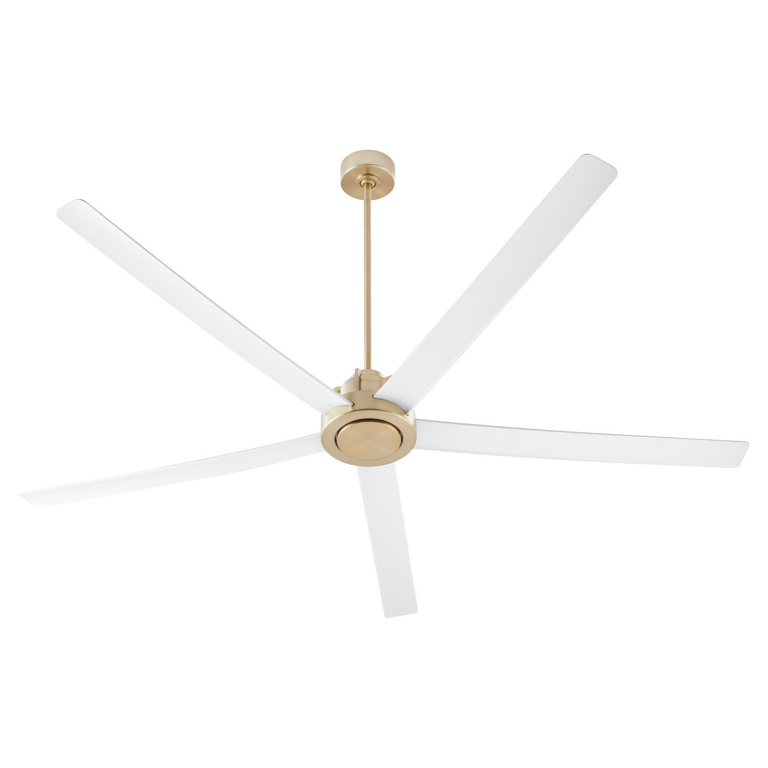 Quorum - 80805-808 - 80"Patio Fan - Revel - Aged Brass|Studio White