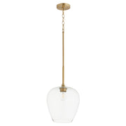 Quorum - 858-80 - One Light Pendant - Veno - Aged Brass