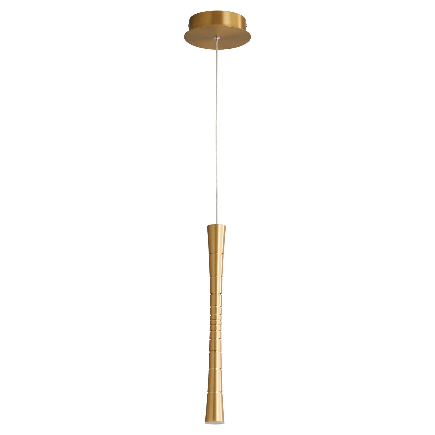 Quorum - 3-6004-40 - LED Pendant - Sabre - Aged Brass