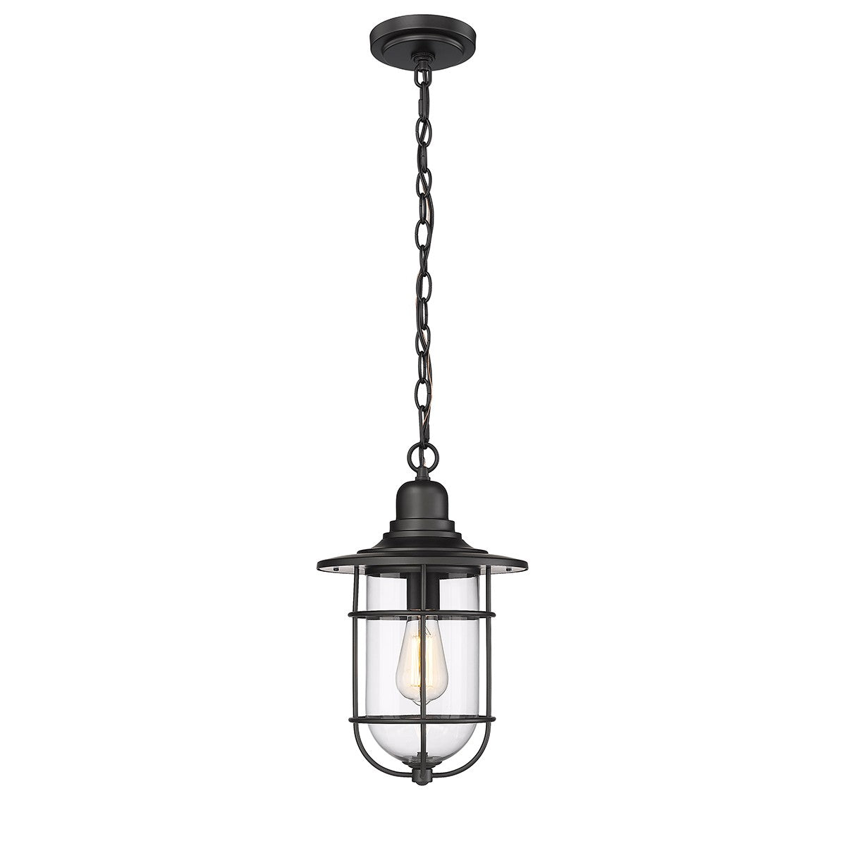 Millennium - 2932-PBK - One Light Outdoor Hanging Lantern - Powder Coated Black