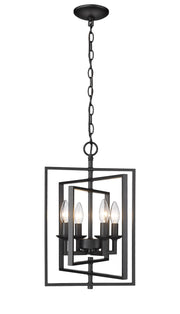 Millennium - 3230-MB - Four Light Pendant - Nellis - Matte Black