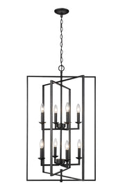 Millennium - 3248-MB - Eight Light Pendant - Nellis - Matte Black