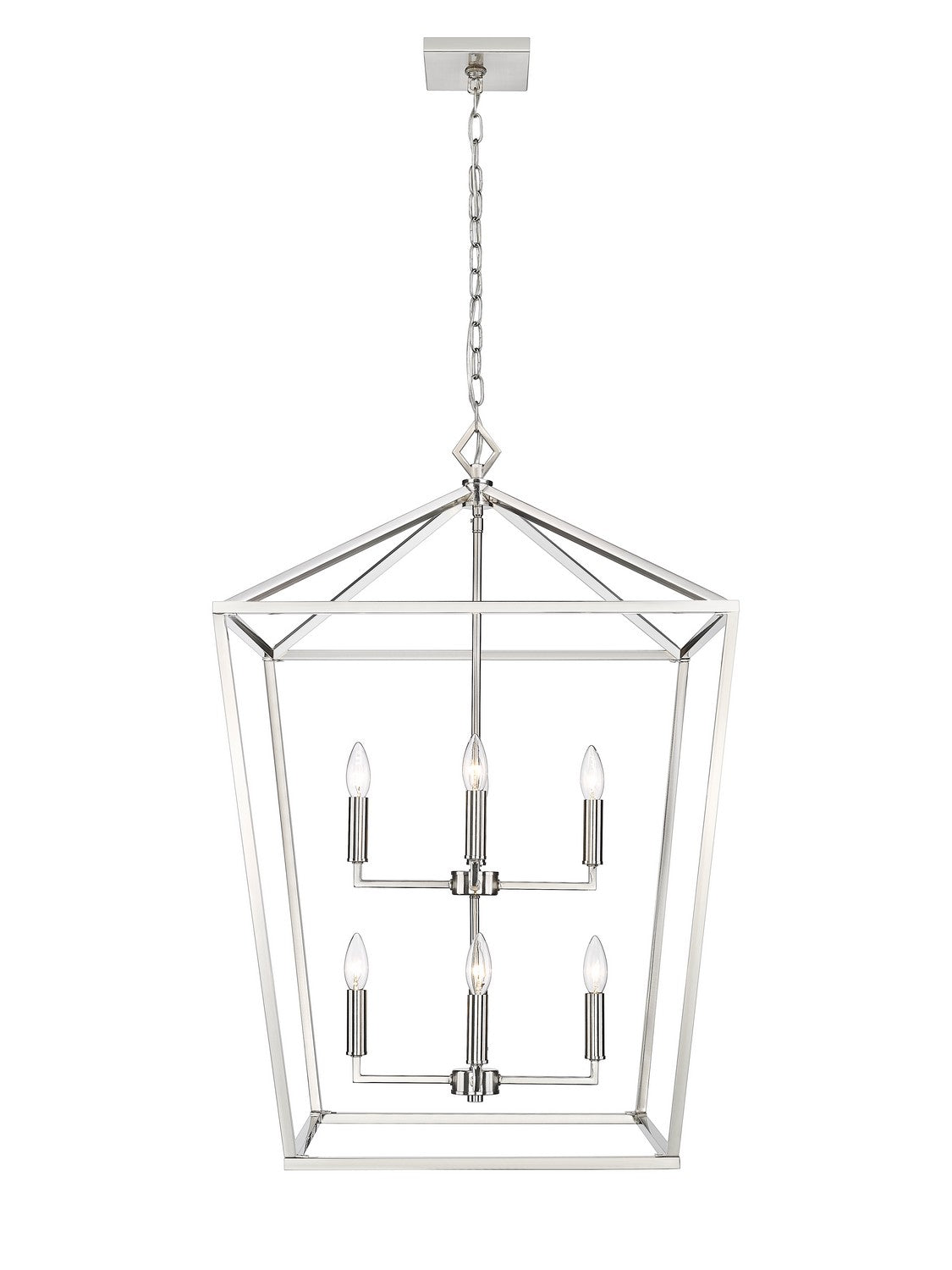 Millennium - 3335-SN - Eight Light Pendant - Satin Nickel