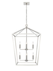 Millennium - 3335-SN - Eight Light Pendant - Satin Nickel