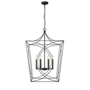 Millennium - 4003-MB - Six Light Pendant - Tracy - Matte Black