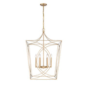 Millennium - 4003-PMG - Six Light Pendant - Tracy - Painted Modern Gold