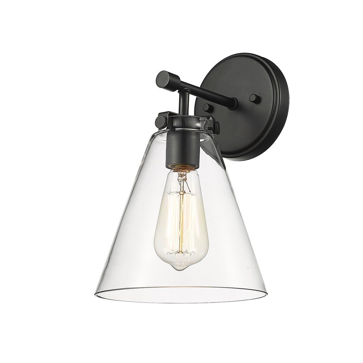 Millennium - 8121-MB - One Light Vanity - Aliza - Matte Black